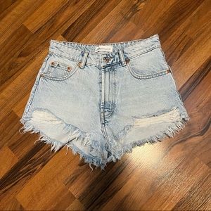 High rise Zara shorts